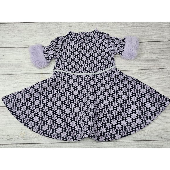 Janie‎ & Jack Purple Flower Dress Size 6-12 months - Picture 1 of 6